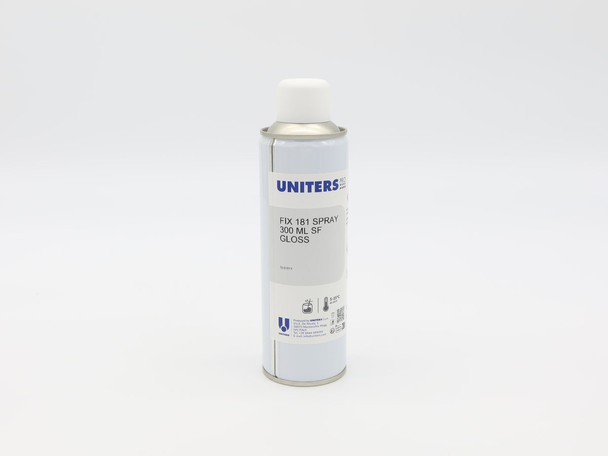 UNITERS FIX 181 Spray Gloss – Fixační sprej na kůži 300 ml