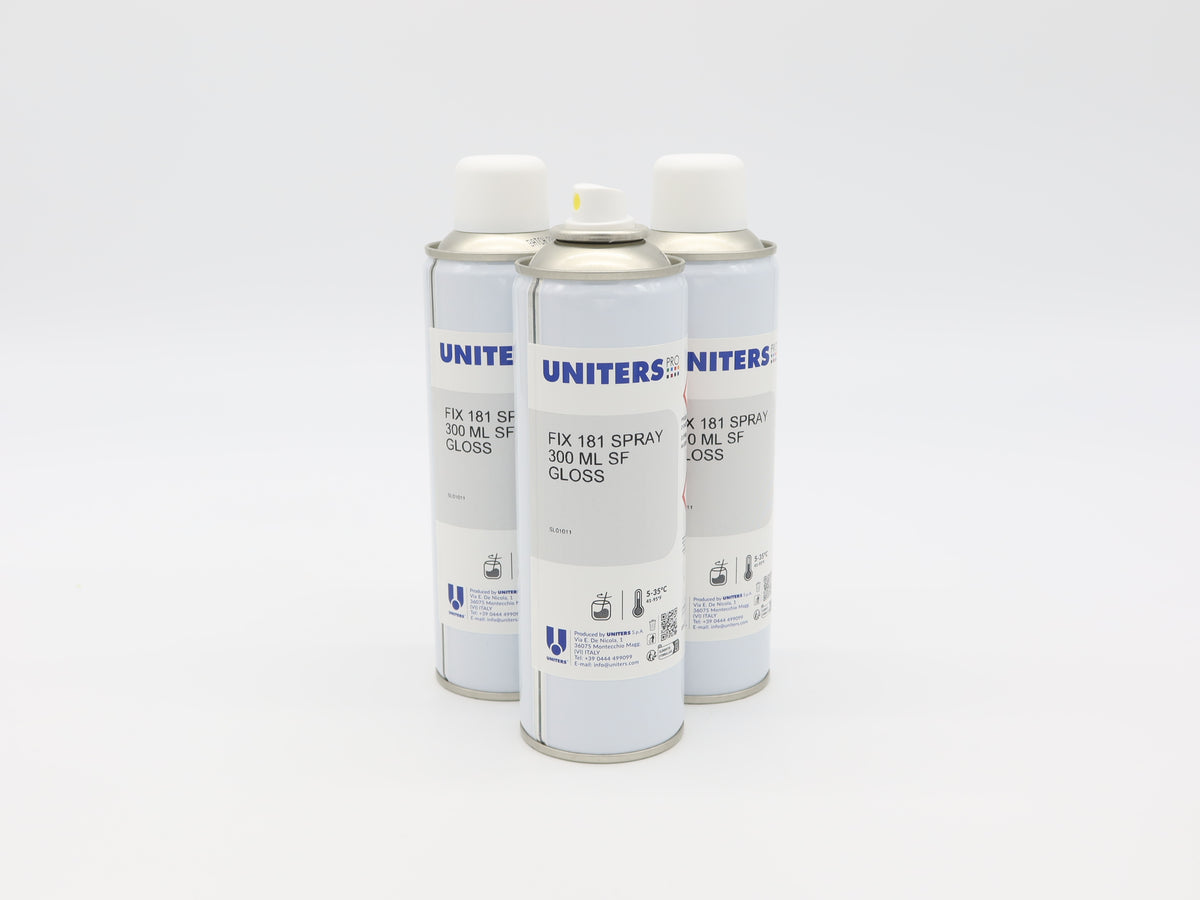 UNITERS FIX 181 Spray Gloss – Fixační sprej na kůži 300 ml