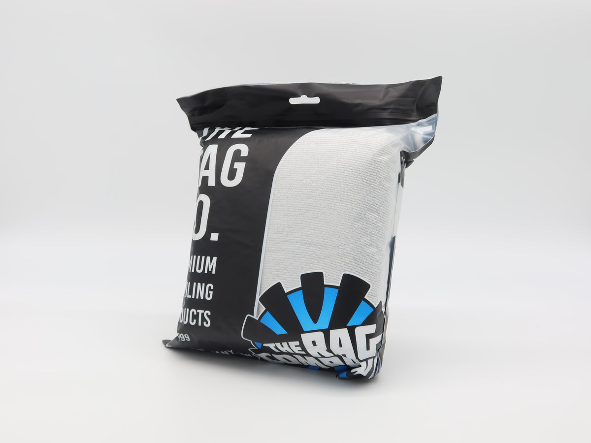 The Rag Company Edgeless Pearl Ice Grey 40 × 40 cm – bezešvá utěrka z mikrovlákna