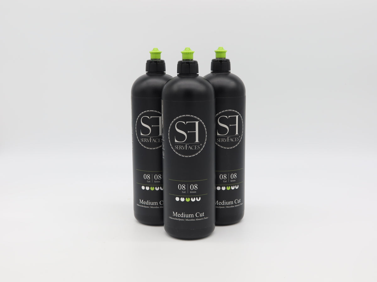 servFaces Medium Cut – brusná pasta pro střední korekci laku - 1 L
