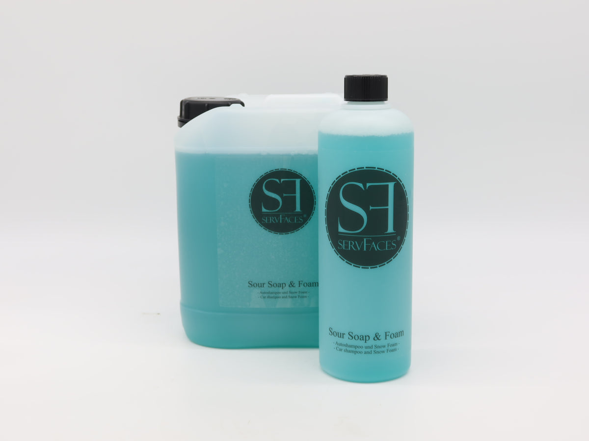 servFaces Sour Soap & Foam – kyselý autošampon a aktivní pěna